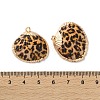 Natural Sea Shell Pendants SSHEL-B002-02G-01-3