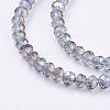 Electroplate Glass Beads Strands EGLA-D020-3x2mm-73-3