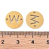 PVD Vacuum Plating 201 Stainless Steel Hollow Flat Round Links FIND-R149-03W-G-3