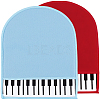 2Pcs 2 Styles Velvet & Microfiber Piano Wiping Gloves AJEW-CN0006-28-1