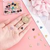 60Pcs 5 Colors 304 Stainless Steel Beads STAS-UN0039-53-4