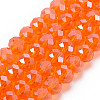 Electroplate Glass Beads Strands EGLA-A034-T2mm-A07-1