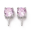 Rhodium Plated 925 Sterling Silver Peg Bails STER-D035-47P-06-2