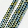 Electroplate Non-magnetic Synthetic Hematite Beads Strands G-J162-C-07-1