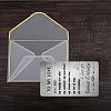 Rectangle 201 Stainless Steel Custom Thermal Transfer Wallet Card DIY-WH0252-036-6