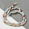 Synthetic Aqua Terra Jasper Beads Strands G-F762-A13-01-2