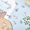 304 Stainless Steel Pendants STAS-UN0014-92P-4