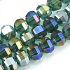 Electroplate Glass Beads Strands EGLA-S174-05G-1