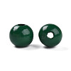 Painted Natural Wood Beads WOOD-A018-16mm-05-2