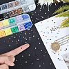 2 Boxes 2 Colors Pointed Back Resin Rhinestone Cabochons MRMJ-OC0003-04-3