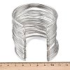 Spring 304 Stainless Steel Open Bangles for Women BJEW-K288-02A-P-2