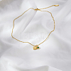 Simple Stainless Steel Square Pendant Necklaces for Women's Daily Wear QS9194-2-6