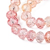 Transparent Glass Beads Strands GLAA-T023-4mm-A06-3