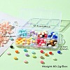 8 Colors Opaque Frosted Acrylic Beads MACR-CJ0001-79-9