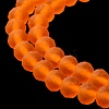 Transparent Glass Beads Strands X-EGLA-A034-T8mm-MD25-5