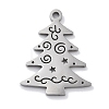 Christmas Theme Anti-Tarnish 304 Stainless Steel Pendants LS-STAS-R003-04P-03-1