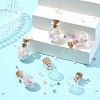 8Pcs Mini High Borosilicate Glass Bottle Bead Containers BOTT-FS0001-01-8