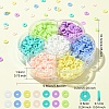 68G 7 Colors Handmade Polymer Clay Beads CLAY-YW0002-21-3