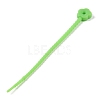 Flower Shape Silicone Cable Zip Ties AJEW-C034-01I-1