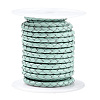 Braided Cowhide Leather Cord NWIR-N005-01F-4mm-1