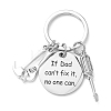 Father's Day Theme 201 Stainless Steel Keychain KEYC-A010-01-1