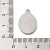 Non-Tarnish 304 Stainless Steel Pendants STAS-R223-21-3