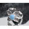 Anti-Tarnish 925 Sterling Silver Open Rings JR951A-1