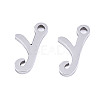 Non-Tarnish 201 Stainless Steel Charms X-STAS-T044-217P-Y-1