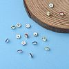 Brass Grade A Rhinestone Spacer Beads RSB034NF-6