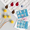 Acrylic Earring Handwork Template DIY-WH0359-065-6
