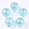 Transparent Acrylic Beads TACR-T006-01A-03-1