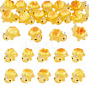 20Pcs 10 Styles Transparent Resin Bread-shaped Turtle Pendants RESI-TA0005-24-2