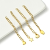 12Pcs 4 Styles 304 Stainless Steel Chain Extender FIND-FS0002-96A-1