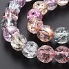 Crackle Glass Beads Strands GLAA-S192-B-009B-3