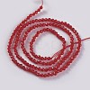 Glass Beads Strands EGLA-E057-02B-07-2