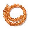 Gold Sand Lampwork Beads Strands LAMP-P071-12mm-03-2