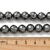 Non-magnetic Synthetic Hematite Beads Strands G-I365-15C-4