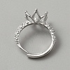 Adjustable Brass Ring Findings KK-WH0062-40P-3