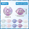 80Pcs Pinted Acrylic Bead OACR-SC0001-77-2