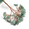 Natural Green Aventurine Chips Tree of Life Decorations DJEW-B013-01A-2
