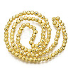 Electroplate Non-magnetic Synthetic Hematite Bead Strands X-G-Q465-16G-3