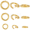 9Pcs 3 Styles 925 Sterling Silver Locking Jump Ring STER-BBC0006-99-1