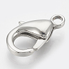 Tarnish Resistant 304 Stainless Steel Lobster Claw Clasps STAS-T033-25E-2