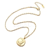 304 Stainless Steel Constellation Pendant Necklaces NJEW-K392-01G-06-4