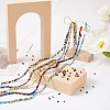 Fashewelry 5 Strands 5 Colors Electroplate Glass Beads Strands EGLA-FW0001-02-5