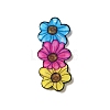 Three Flower Acrylic Pendants OACR-B018-04-1