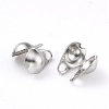 Tarnish Resistant 304 Stainless Steel Bead Tips STAS-P126-04P-3