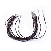 Trendy Braided Imitation Leather Necklace Making LS-X-NJEW-S105-002-2