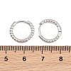Brass Huggie Hoop Earrings KK-CBA8324-18C-P-4