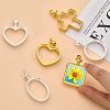 10Pcs 10 Style Zinc Alloy Pendant Cabochon Settings FIND-CA0005-85-3